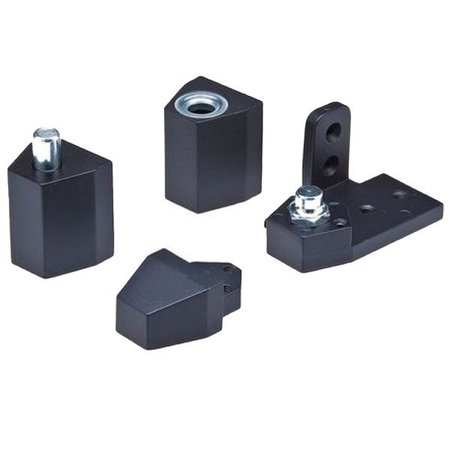 ILCO Ilco: Right Hand Pivot Hinge Half Surface Mounting ILCO-OP-10-RH-DU-SETS